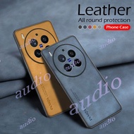 Vivo X300 Pro 5G Sheepskin Luxury Leather Back Cover For vivo X300 Pro X300Pro 5G 2025 Soft TPU Leat