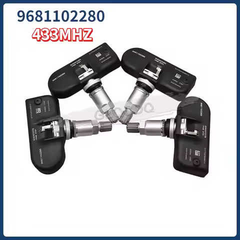 4PCS Tire Pressure Monitoring Sensor 433MHz 9681102280 For Peugeot 1007 207 307 407 508 607 807 Citr