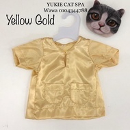 Baju Raya Kucing Yellow Gold