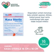 Onemed Sterile Gauze 16cm x 16cm (16Pouch) - Wound Cover Sterile Gauze