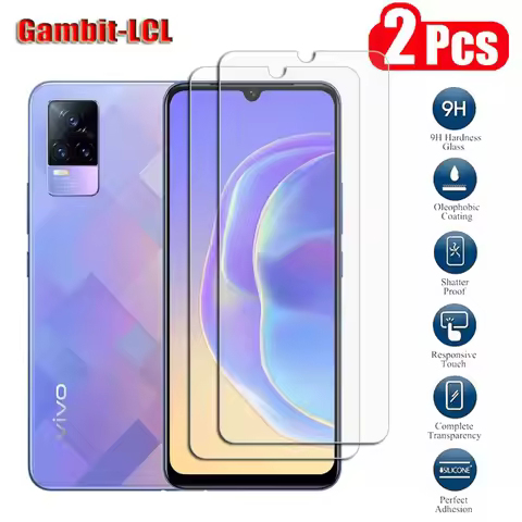 9H Original Protective Tempered Glass For Vivo V21e 4G 5G 6.44" V21 V2061 V2066 V2108 V2050 V2055 Sc