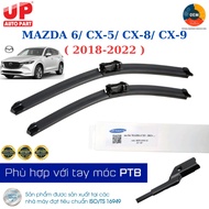Gạt mưa ô tô Mazda 6 CX5 (2018 – 2022) CX8 (2019-2022) CX9 (2016-2022) CHÂN BẤM B2 Xương mềm Silicon