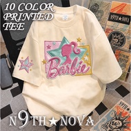 24H SHIP N9THNOVA printed T-shirt five-pointed star letter pattern cartoon style trend casual