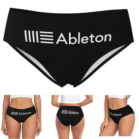 Custom Ableton Live Logo Panties Briefs Women's Comfort Briefs Underwear Breathable Female Underpant