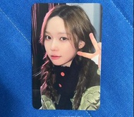 aespa winter photocard