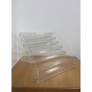 ORGANIC FIELDS  7 Tier Acrylic Essential Oil Display Stand Organizer Rack for Display & Storage