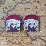 Girls Frontline AK74M Woven Mark Velcro Morale Badge Two-Dimensional Game Fan Backpack Sticker Colle