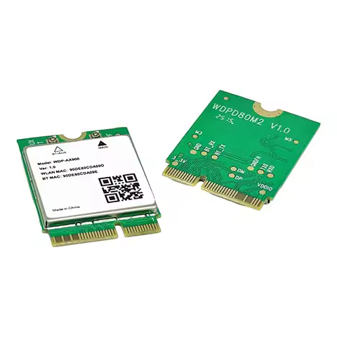 WiFi6 Bluetooth 5.4 M.2 Network Card WDP-AX900 2.4G&5GHz Wireless Adapter For Laptop Computer Window