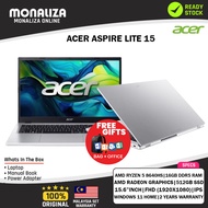 Acer Aspire Lite 15 Laptop (AL15-61P-R3YF) AMD Ryzen 5 8640HS | AMD Radeon Graphics