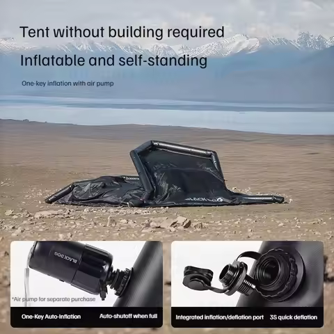 BLACKDOG Leisure Automatic One-touch Tent Camping Outdoor Black Coated Waterproof Thickened Quick Op