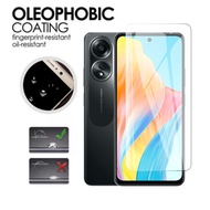 LAYAR Tempered Glass Oppo A58 4G Anti-Scratch Screen Protector Clear Glass
