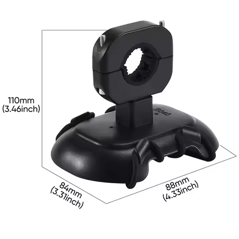 (ABDH) Adjustable Bike Handlebar Speaker Mount for JBL CLIP 5 & 4 Universal Bicycle Bracket for Enha