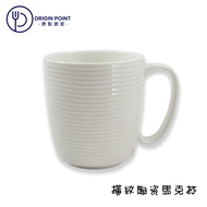 ZERO Origin Home Striped Series-Horizontal Mug 360mL 360cc Classic Handle Ceramic