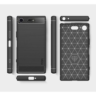 Sony XZ1 / XZ1 Compact / XZ2 / XZ2 Compact / XZ2 Premium carbon Pattern Shockproof Phone Case - MOFI
