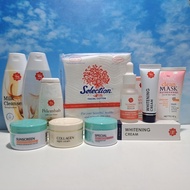 VIVA 10in1 Bengkoang Package) Glowing Facial Skin Care, Cream DAY+Night+Whitening+Sunscren+Face Toni