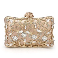 Glitter Bling,Shiny Glamorous,Elegant,Exquisite Rhinestone Decor Evening Clutch Bag For Prom, Party,