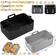 YEWW Air Fryer Basket, Silicone Rectangle Air Fryer Baking Tray, Home Cooking Reusable Air Fryer Mol