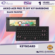 AKKO ACR PRO 75 DIY KIT BAREBONE - BLACK PAINTED