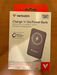 Verbatim 5000mAh磁吸無線流動充電池