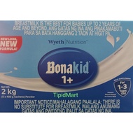 【COD】 Wyeth BONAKID 2kg Formula Powdered Milk Drink Children 1 to 3 years old Bonnakid