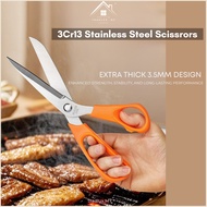 Gunting 3Cr13 Kitchen Scissors Stainless Steel Scissor Cutting Scissor