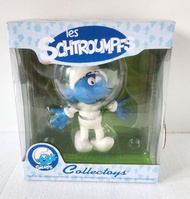 香港懷舊玩具 藍精靈 歐洲名牌 Collector Toy Resin  公仔 太空公仔 Smurf Collector toy Resin figure Astro Smurf  NEW IN BO