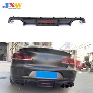 Carbon Fiber Car Racing Rear Bumper Lip Diffuser Spoiler With Lamp for Volkswagen vw CC 2013-2017 FR