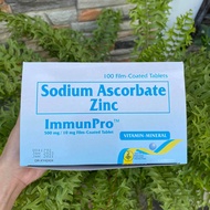 Immunpro Sodium Ascorbate + Zinc 500mg (sold by 12's)