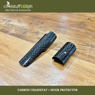 CS168ph Carbon Accessories for Brompton Bike Bottom Bracket, Catcher, Chainstay + Hook , Fender Disc