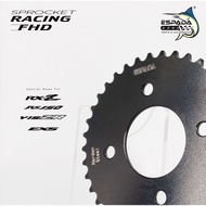 LC135 / RXZ / Y15 / Y16 / Y100 / Y125 ESPADA RACING FHD SPROCKET 415 415H *** BLACK 4 HOLE *** 26T-4