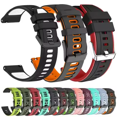 22 20mm Watch Strap for HUAWEI WATCH GT 4 Pro 46mm GT 3 SE 2 42mm Band For Garmin Venu 3 2 Plus Sq S