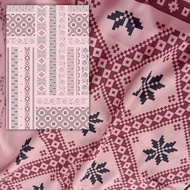 KAIN SATIN ARMANI SUTRA MOTIF GEOMETRI | ARMANI SILK TERBARU HARGA JUAL PER 50CM