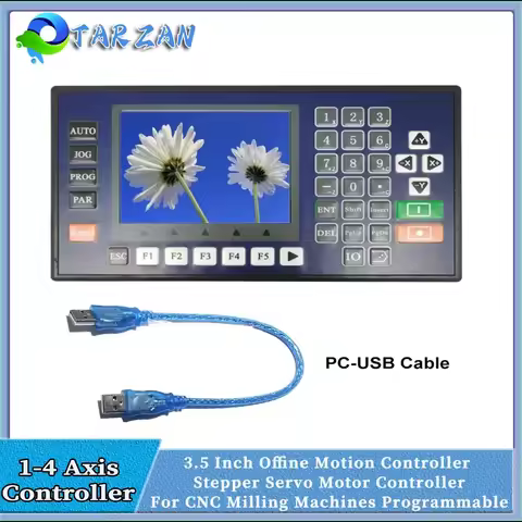 CNC Offline Motion Controller 1Axis/2Axis/3Axis/4 Axis Servo Motor Programmable Controller RS485 TC5