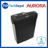 Aurora AS600SB Paper Shredder Strip Cut (7mm) 6 SHEETS (75g/A4)