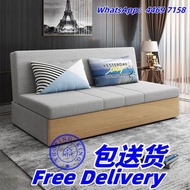 🔥免费送货-日系伸縮梳化床 儲物床 置物床 可收納梳化 雙人梳化 sofa 帶儲物梳化 沙發 折疊梳化 包送貨