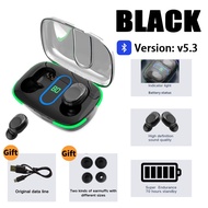 HUGME Wireless Bluetooth V5.3 TWS LED Power Display Y90 Bluetooth Earphones Sports Earphone