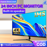 Monitor 24 inch Monitor PC 27 inch Gaming monitor PC EXPOSE 165HZ Flat Monitor PS4/PS5/Xbox 24 Curved LED Monitor With Speaker