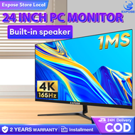 Monitor 24 inch Monitor PC 27 inch Gaming monitor PC EXPOSE 165HZ Flat Monitor PS4/PS5/Xbox 24 Curve