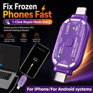 LANRUI V587 Dual Head Engineering Box One Click Enter DFU Recovery Bootloader Mode for IP Sam Flash 