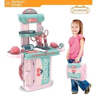Kids Toys Medical Doctor Pink Little Doctor Pink Set 3 in 1 008-975A