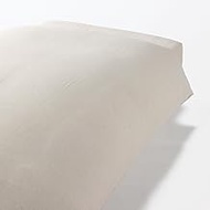 Muji 15585212 Cotton Flannel Duvet Cover, Queen, 82.7 x 82.7 inches (210 x 210 cm), Beige