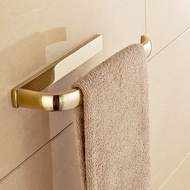 Luxury Gold Bathroom Wall Mounted Brass Towel Rack Hand Towel Ring Holder Hanger Single Bar