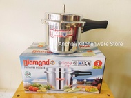 Diamond Pressure Cooker Aluminium 3 ltr