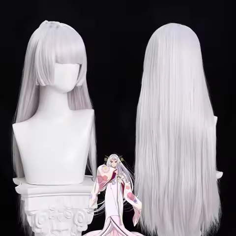 Women Oshi No Ko Season 2 Akane Kurokawa Cospaly Long White Wig