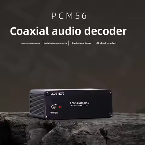 BREEZE PCM56 Coaxial Digital to Analog Audio DAC Decoder TV CD Projection True Lossless HiFi High Te