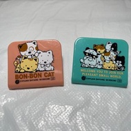 台灣製造 絕版珍藏多年  兩個 Bon-bon Cat Club Bon Bon Cat 夾 書夾 童年回憶