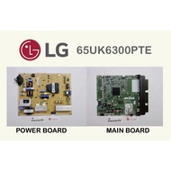 LG UHD HDR Smart TV 65UK6300PTE 65UK 6300PTE Power Board LGP65TJR-18U1 Main Board EAX67872805