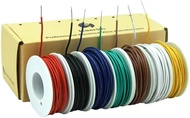 20 awg Silicone Electrical Wire Cable 7 Colors 20 Gauge Hookup Wires Electronics kit Stranded Tinned Copper Wire Flexible Wires Leads