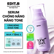 [DEAL 15.10] Kem Chống Nắng Nâng Tone Triệt Sắc Edit.B Sunday Tone-Up Sun Serum SPF50+/PA++++55ml