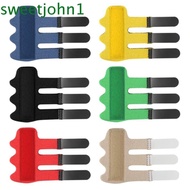 SWEETJOHN Adjustable Finger Fixing Belt, Finger Straightener Hand Splint Trigger Finger Splint, Finger Joint Brace Colorful Flexible Durable Finger Brace Support Finger Splints